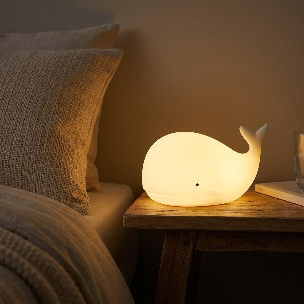 Veilleuse bébé baleine