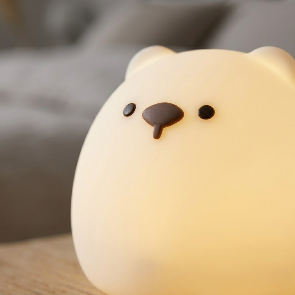 Veilleuse ours rond lumineux