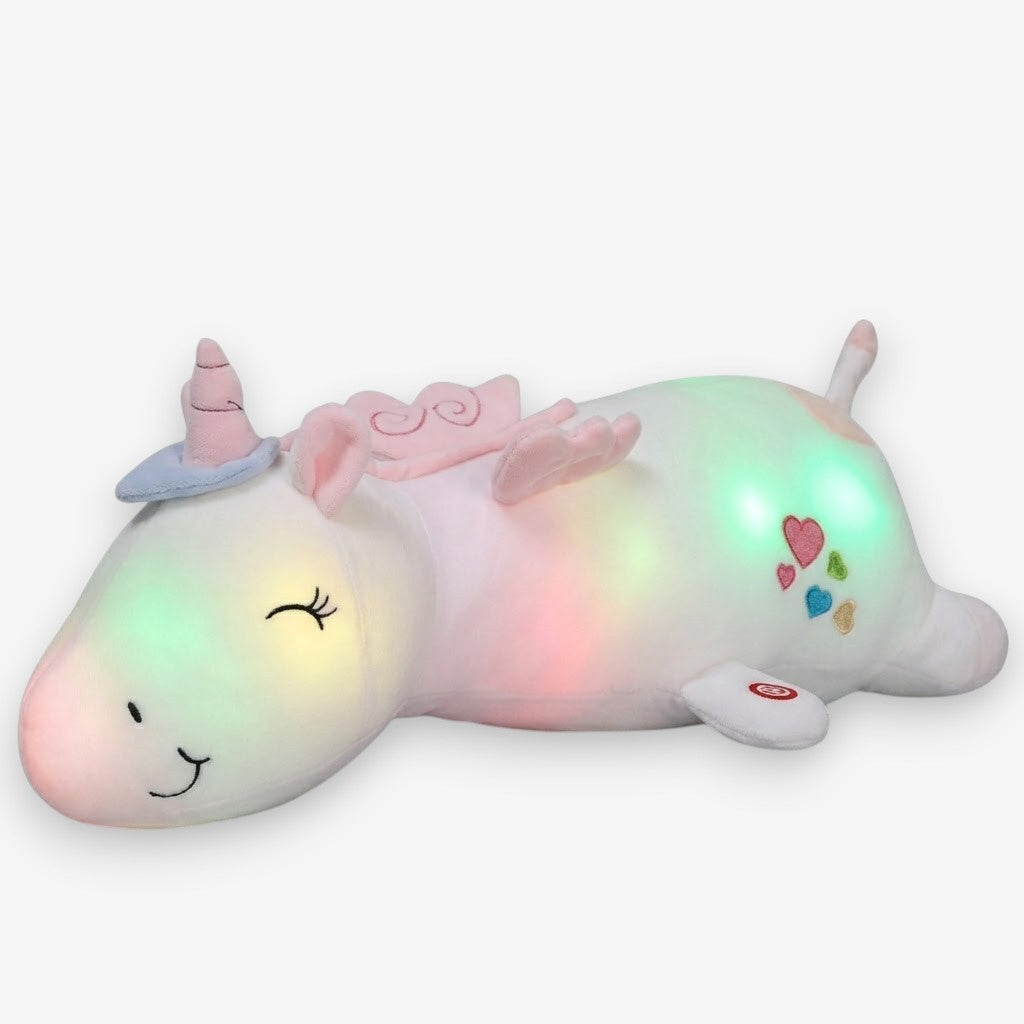 Veilleuse peluche licorne rêve