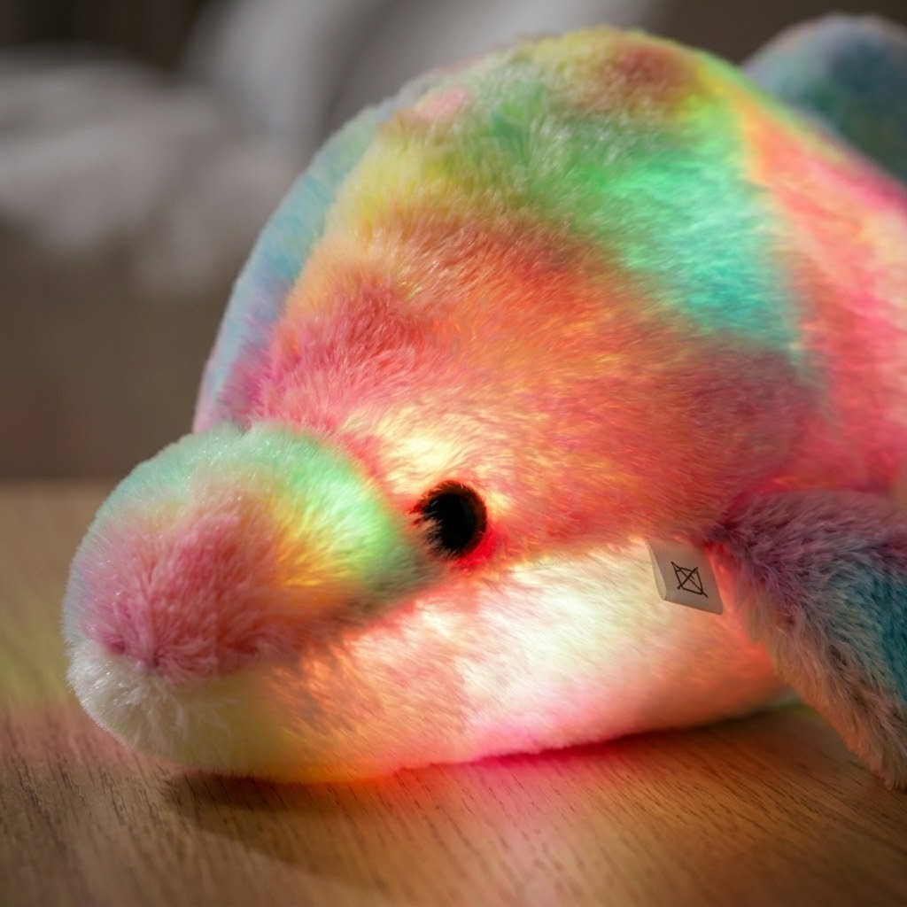 Veilleuse dauphin peluche