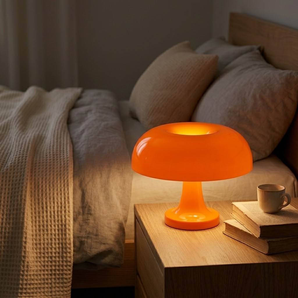 Veilleuse champignon moderne doux