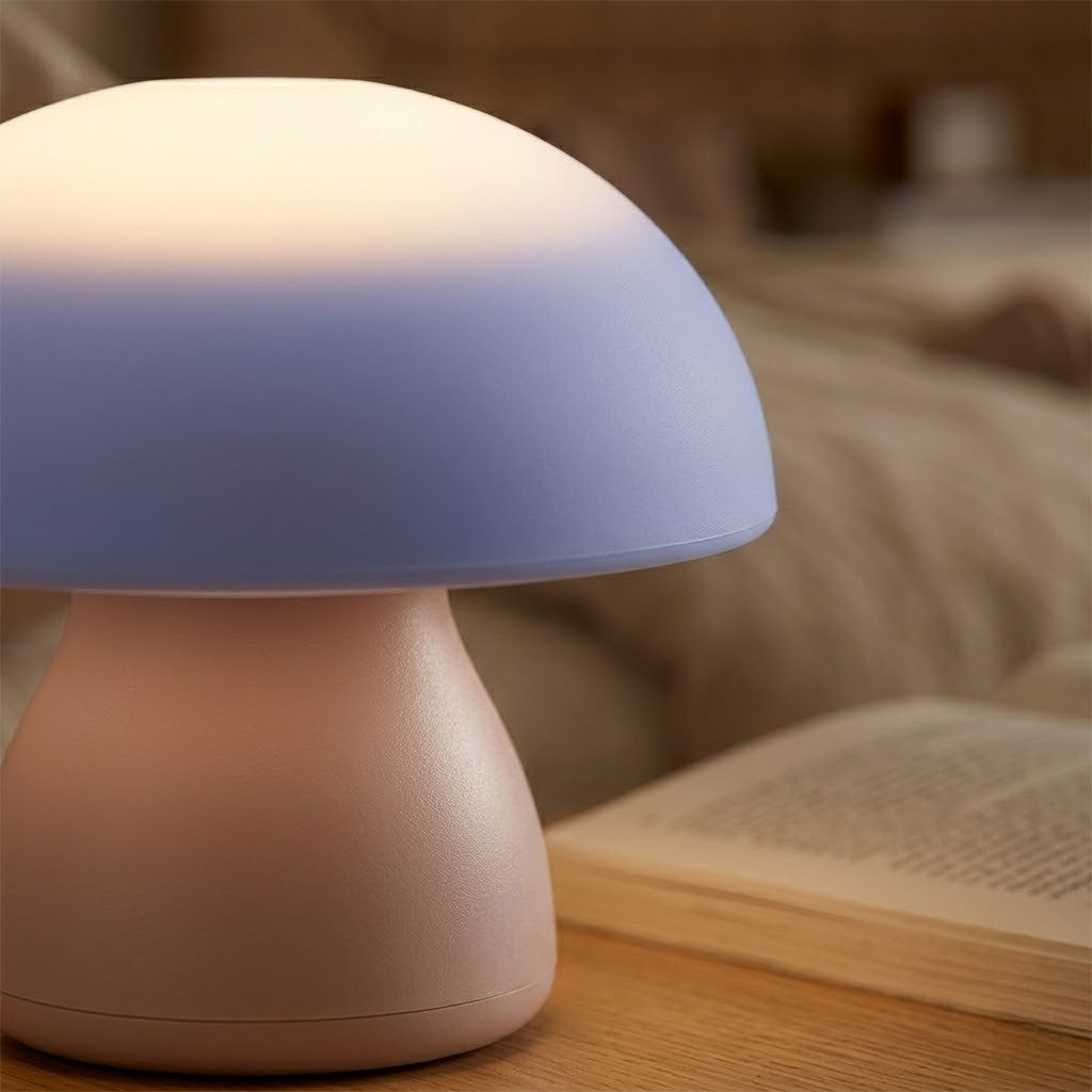Veilleuse champignon moderne