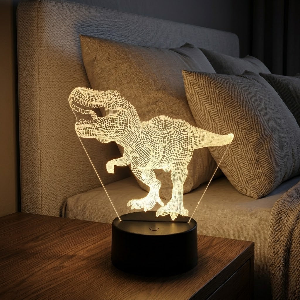 Veilleuse Tyrannosaurus design 3D