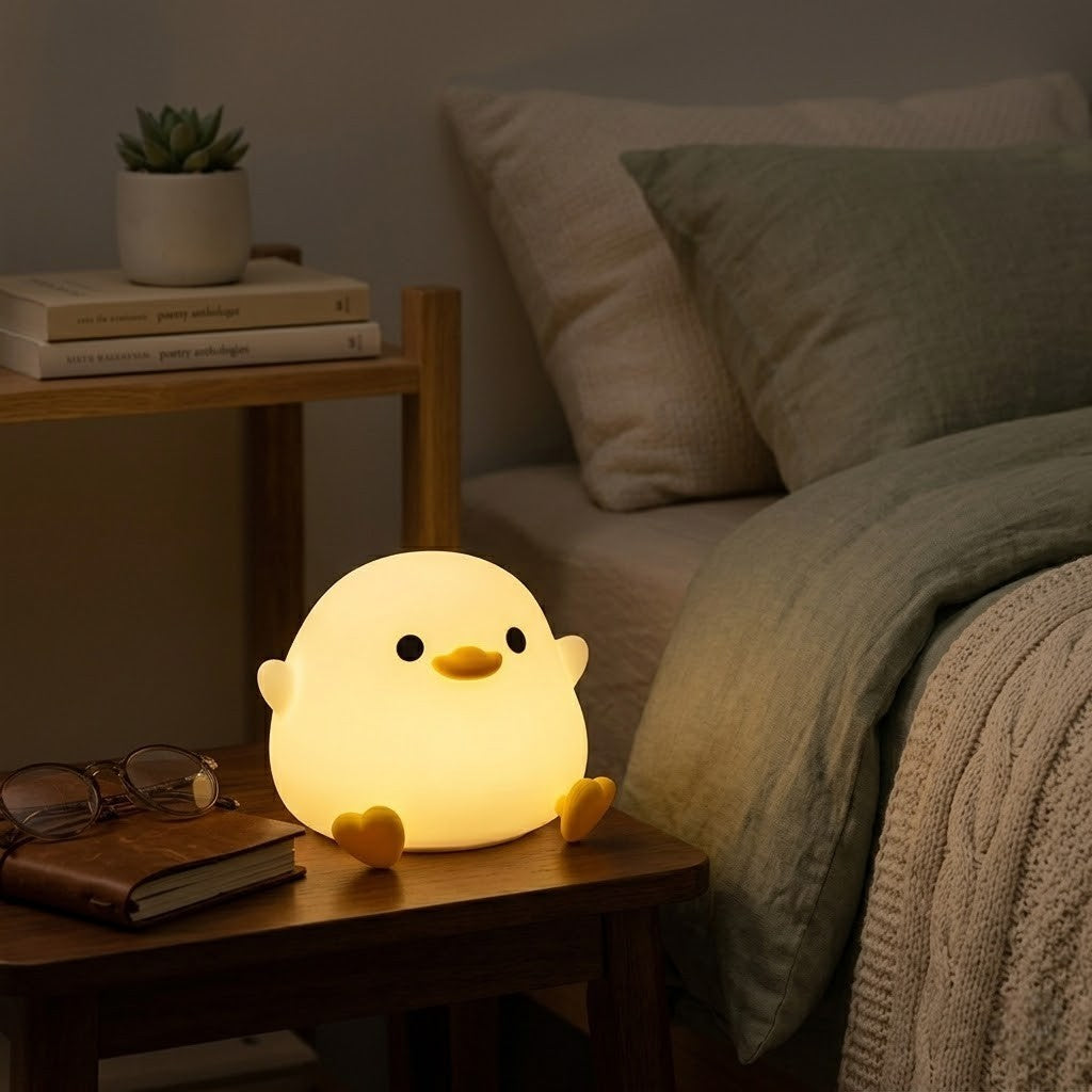 Veilleuse enfant canard