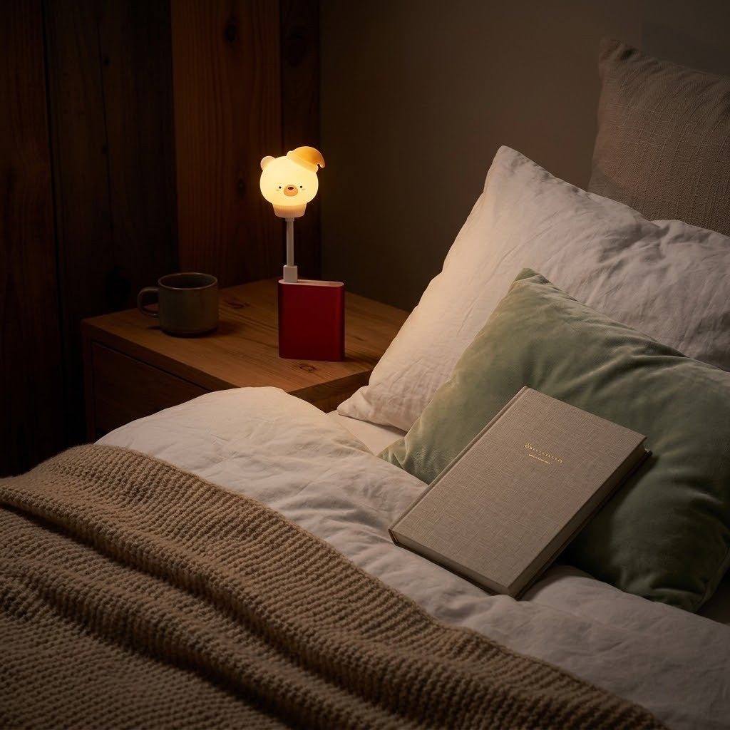 Veilleuse ours prise