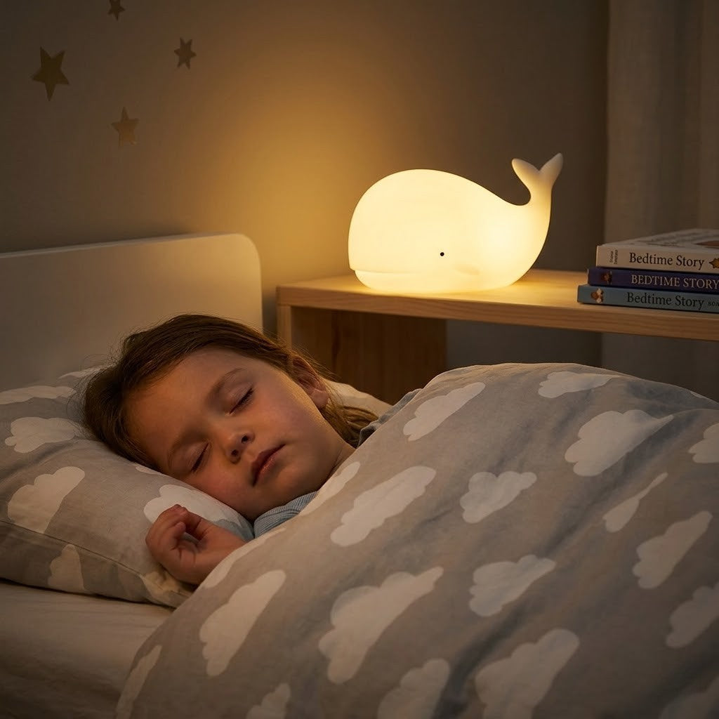 Veilleuse bébé baleine
