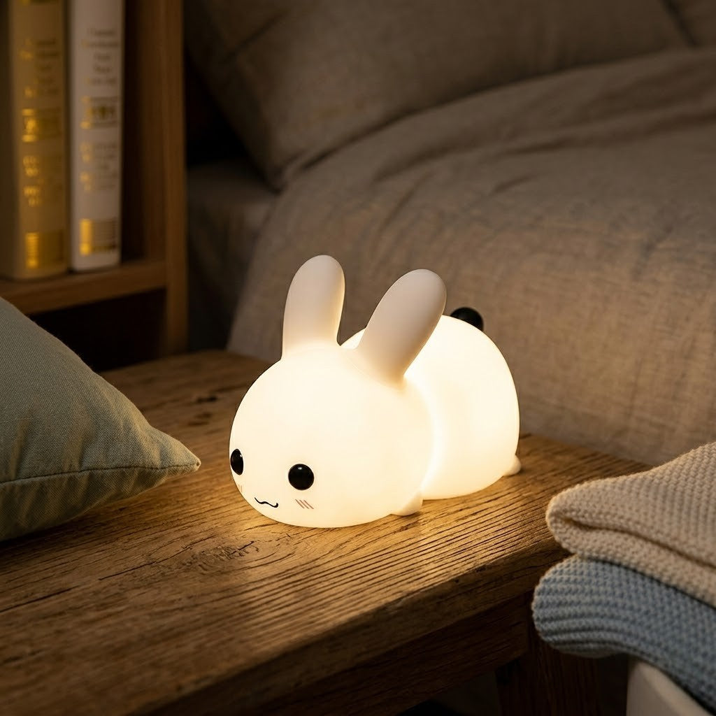 Veilleuse lapin nuit enchantée