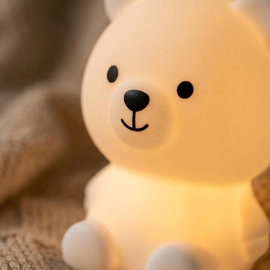 Veilleuse bébé ours brun