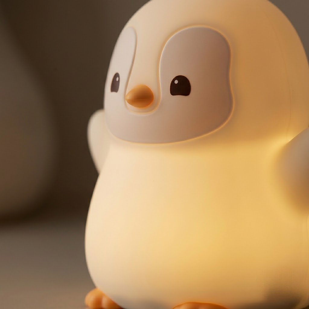Veilleuse pingouin magique