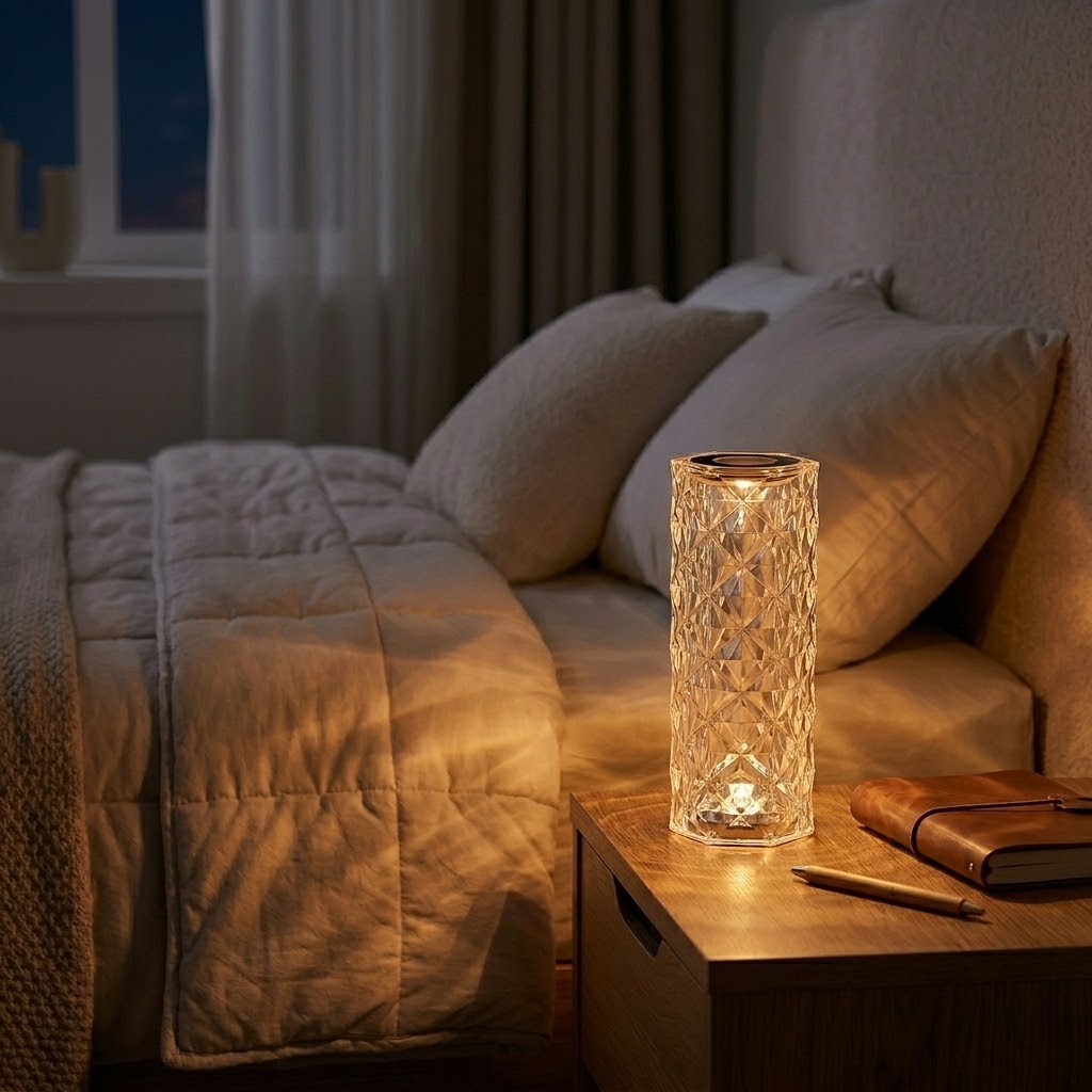 Veilleuse projection effet crystal