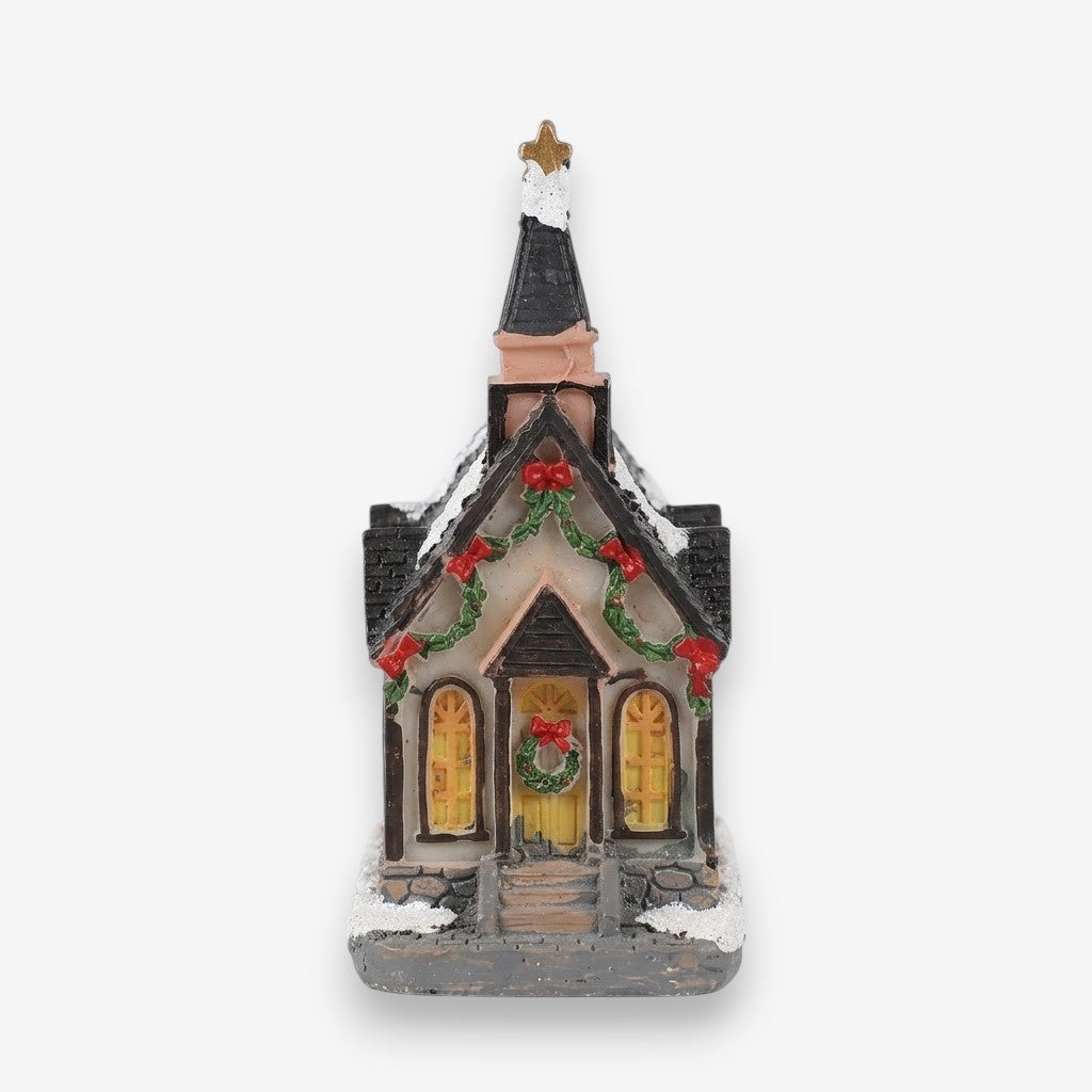 Veilleuse Noël maison lumineuse