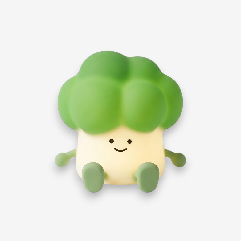 Veilleuse brocoli vert