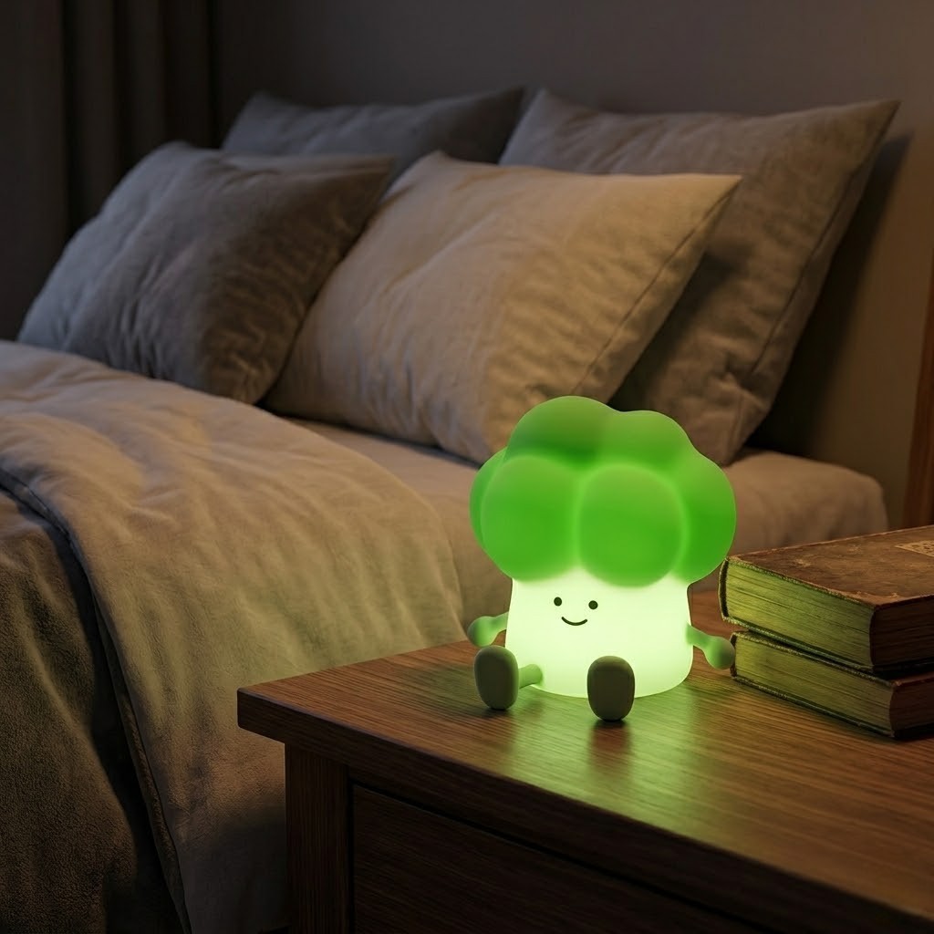 Veilleuse brocoli vert