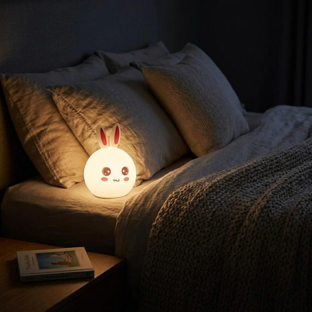 Lapin lumineux veilleuse