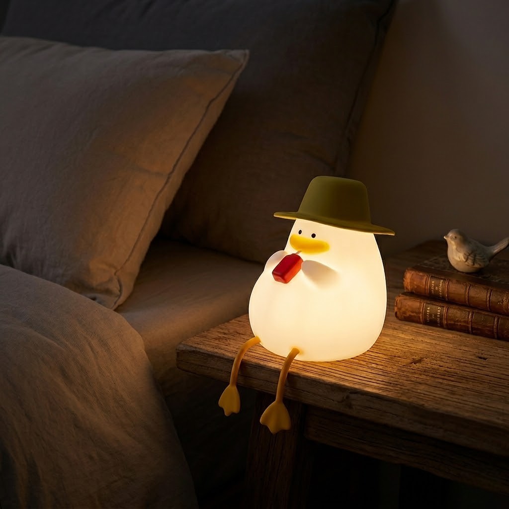 Veilleuse canard assis