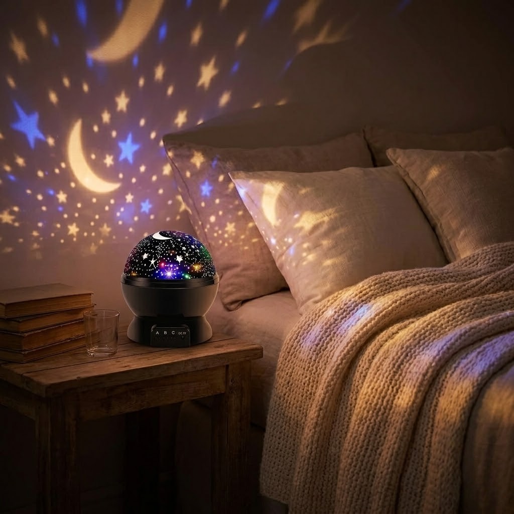 Veilleuse projection nuit étoilé