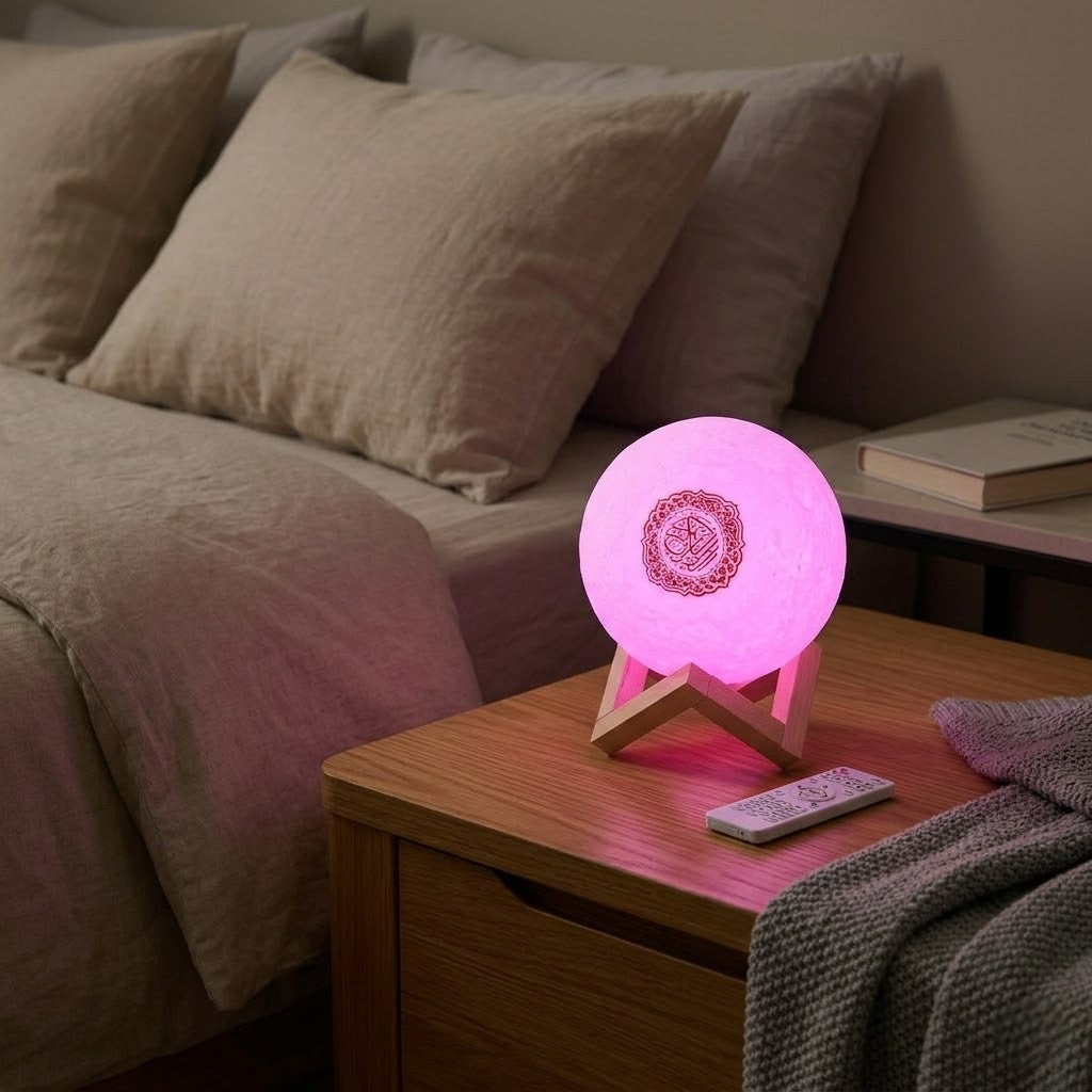 Veilleuse coranique support en bois