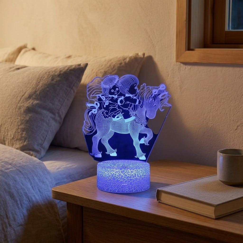 Veilleuse licorne 3D design