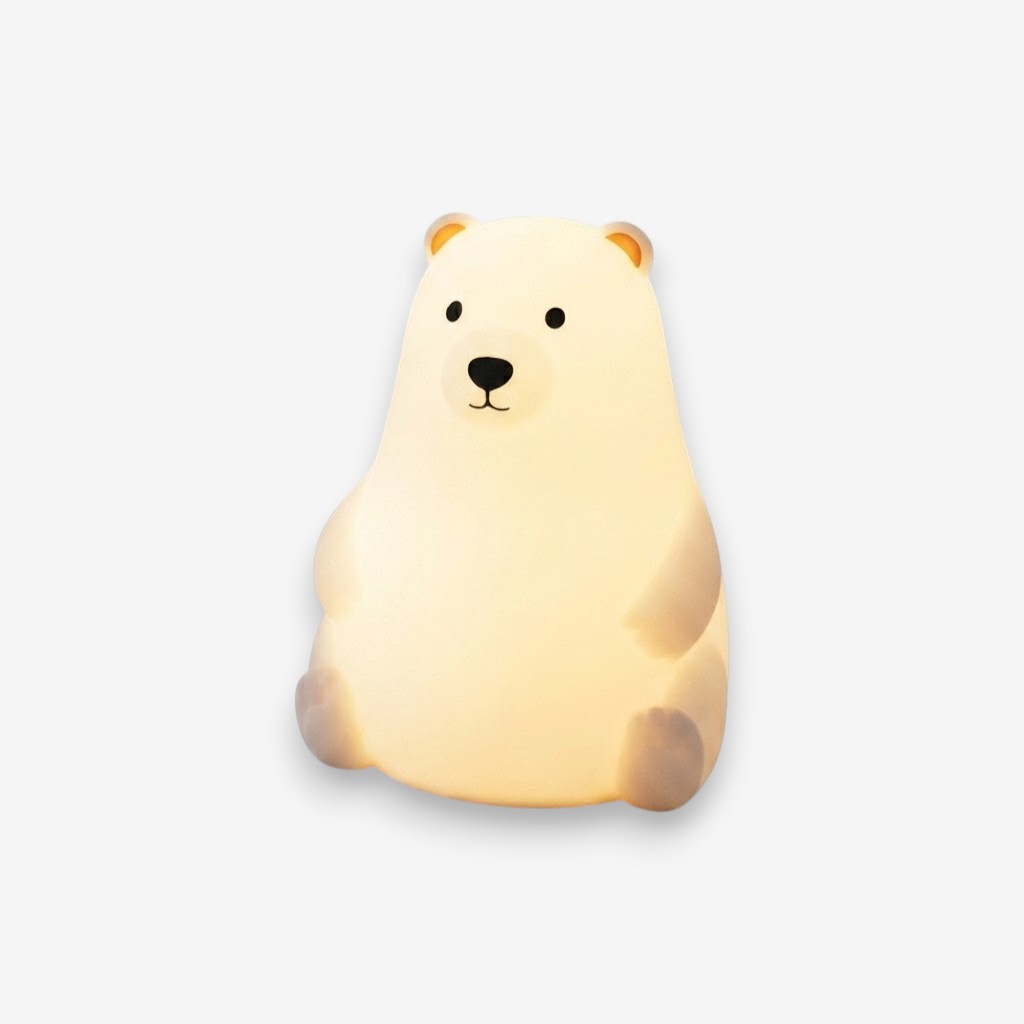 Veilleuse ours polaire assis