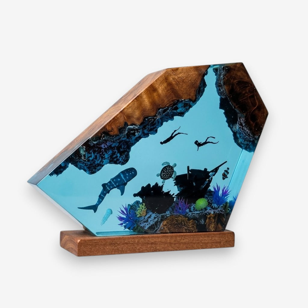 Veilleuse baleine rêve aquatique