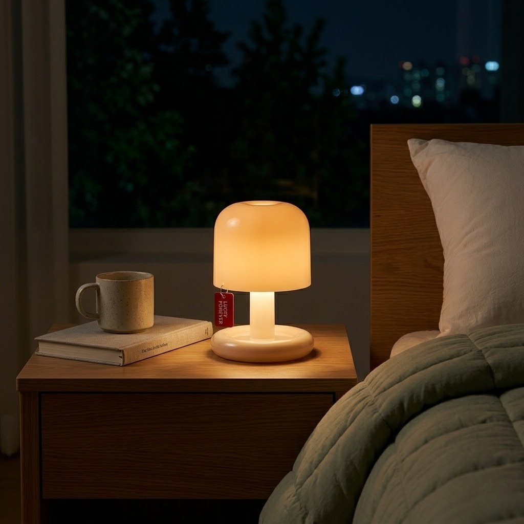 Veilleuse champignon design cosy