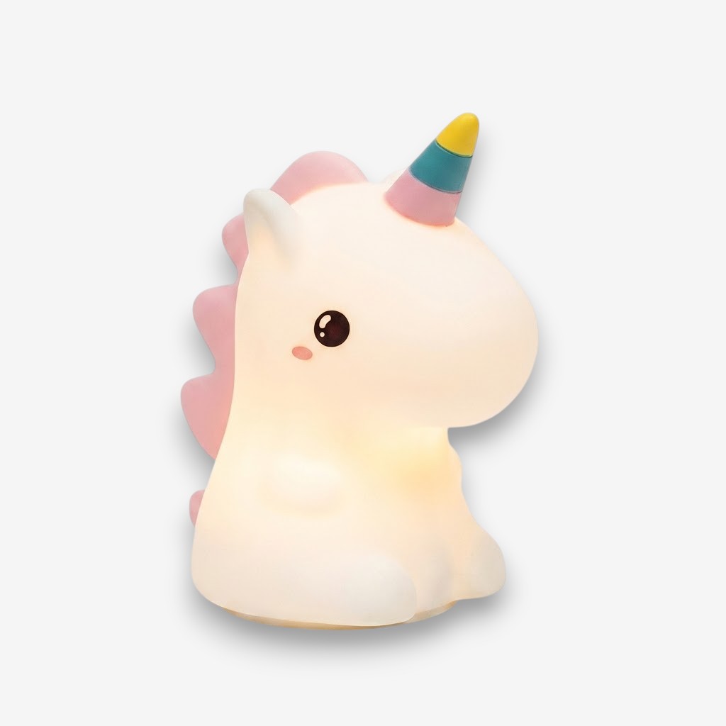 Veilleuse licorne assis magique