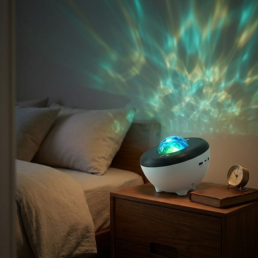 Veilleuse projection galaxie magique