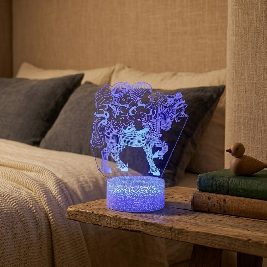 Veilleuse licorne 3D design
