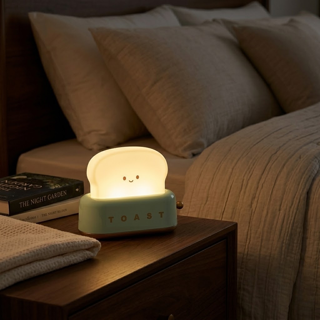 Veilleuse enfant toast mignon