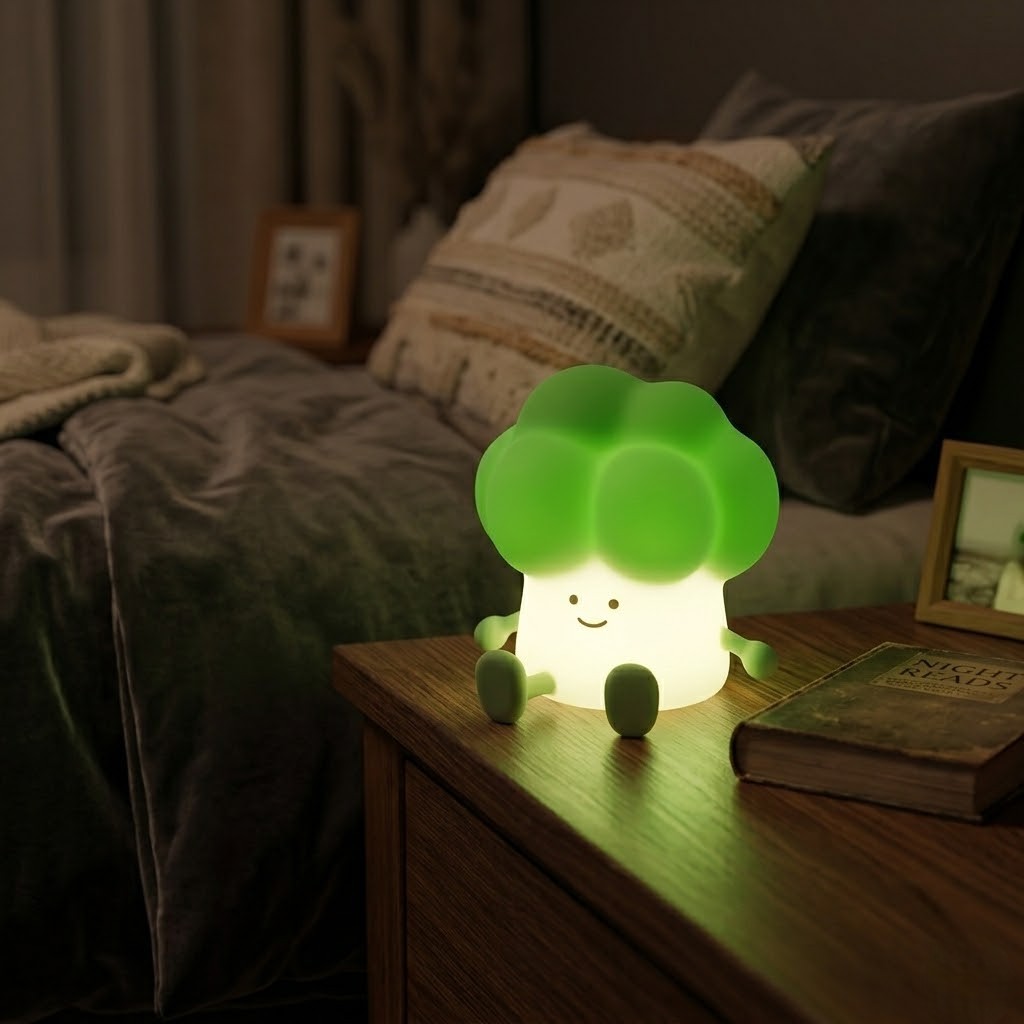 Veilleuse brocoli vert