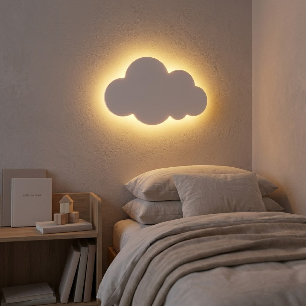 Veilleuse murale nuage