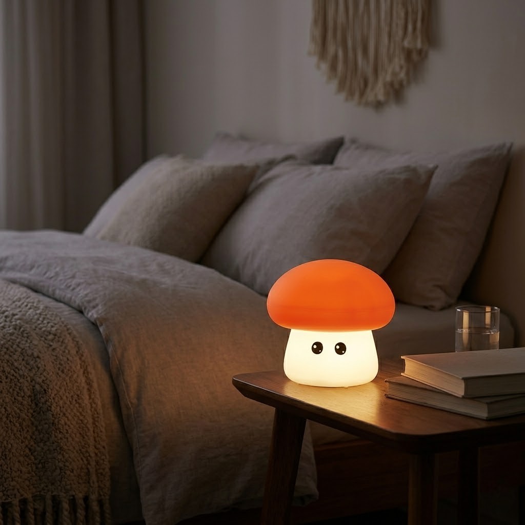 Veilleuse champignon mignon