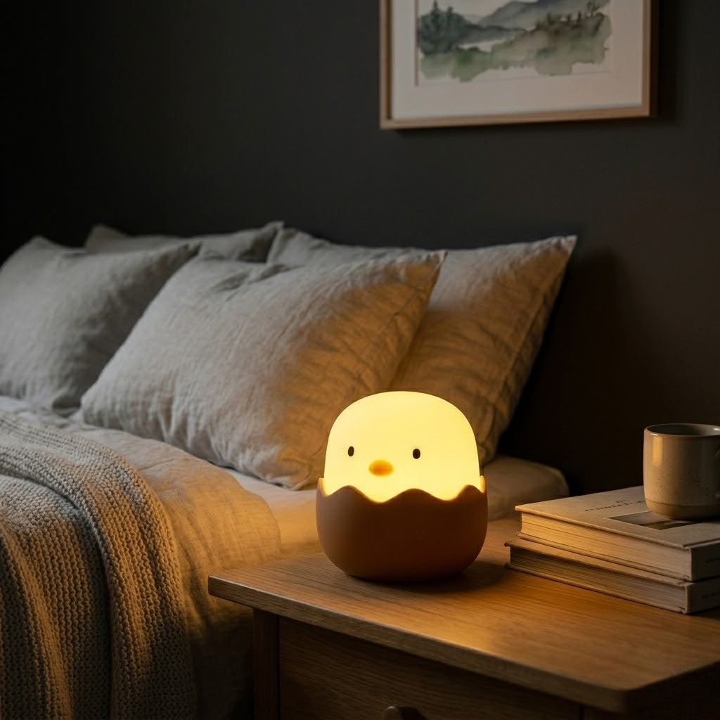 Veilleuse enfant poussin œuf