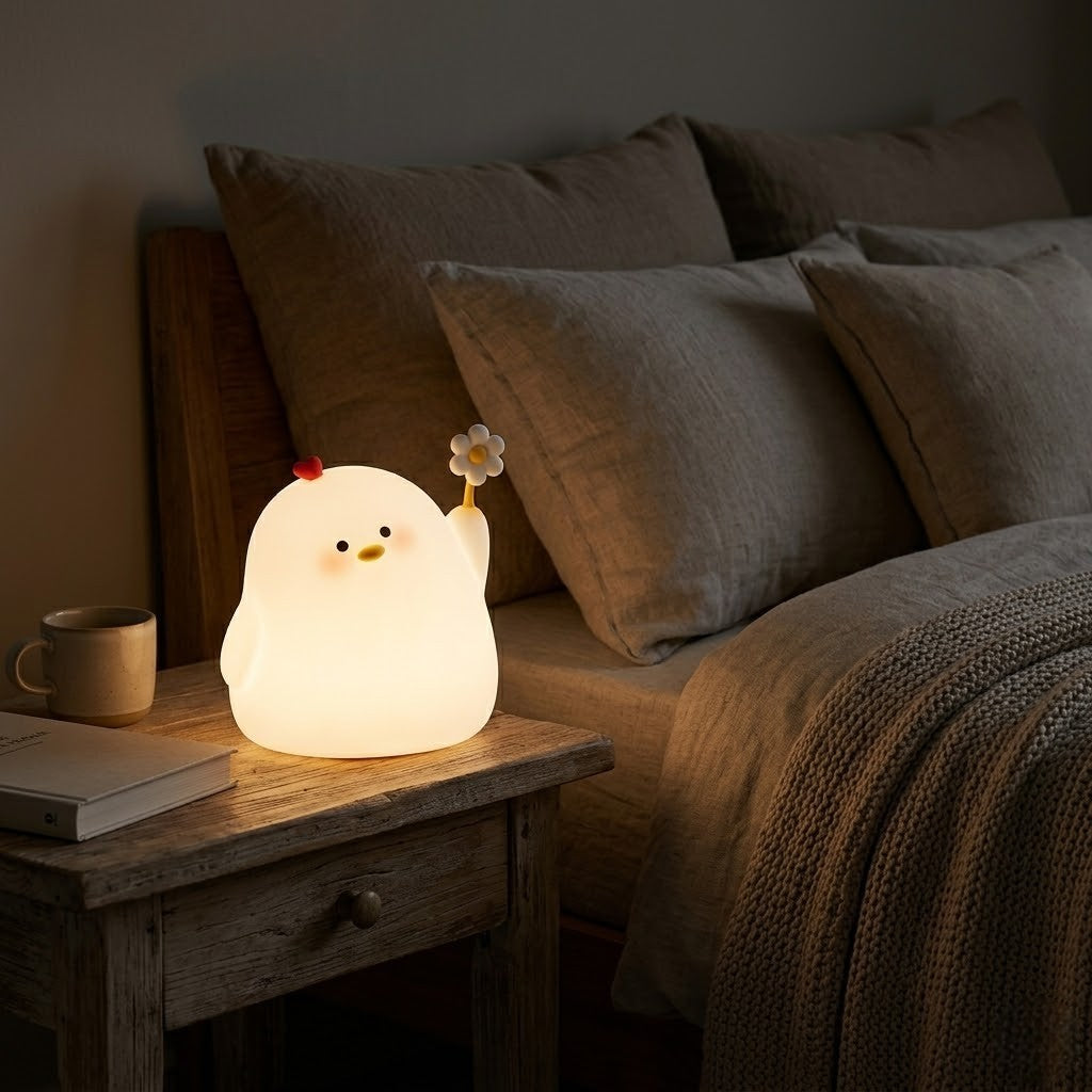 Veilleuse poule câline