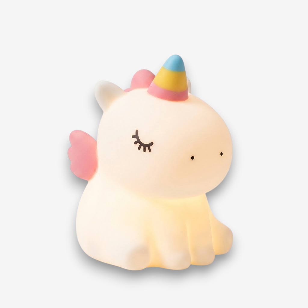 Veilleuse licorne arc-en-ciel