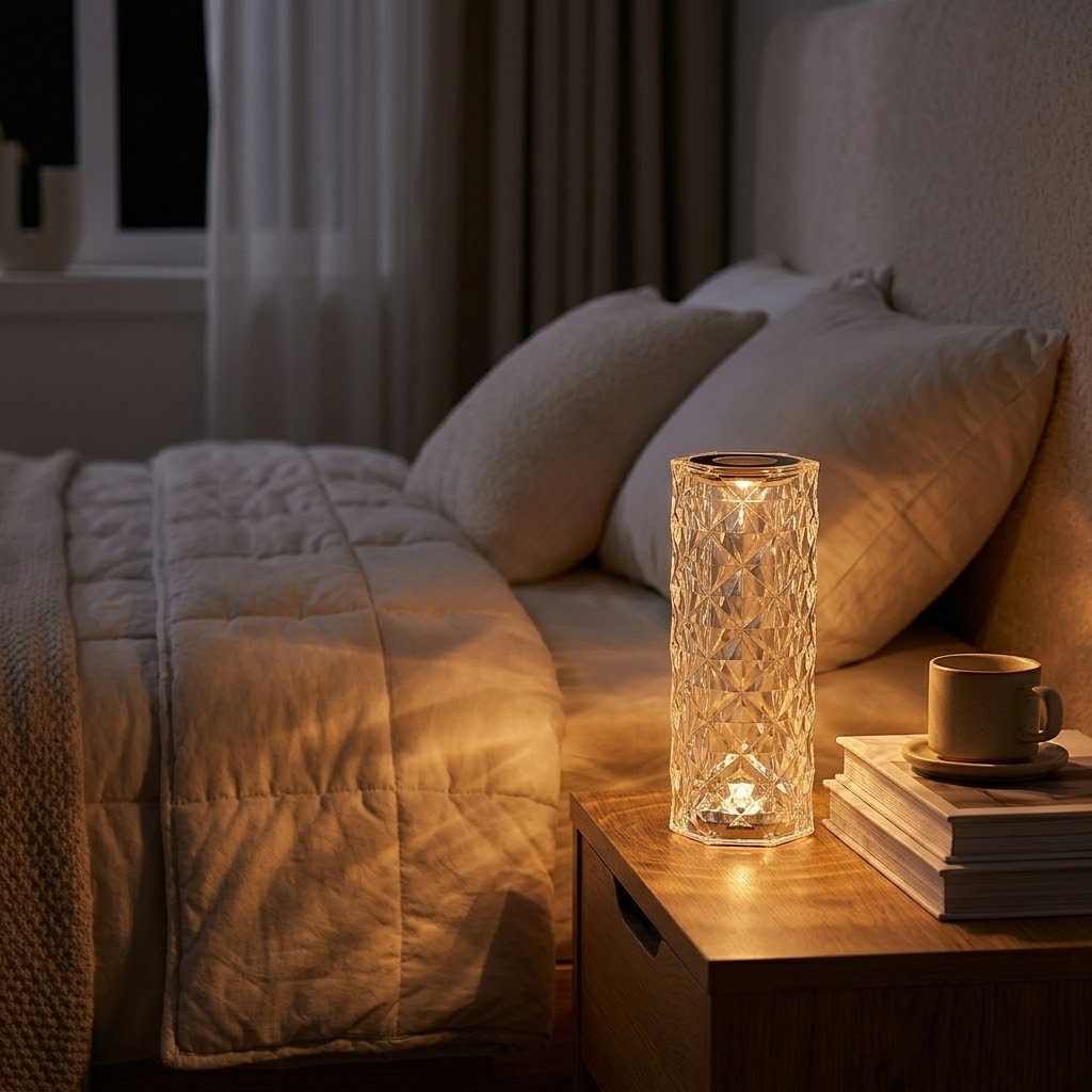 Veilleuse projection effet crystal