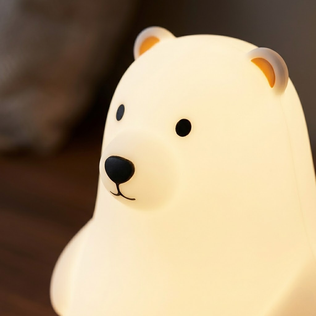 Veilleuse ours polaire assis