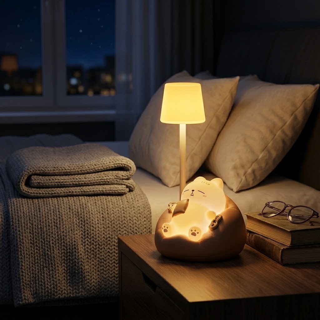 Veilleuse Chat Rêveur