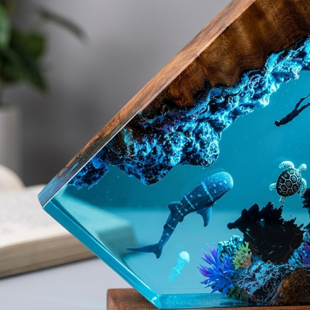 Veilleuse baleine rêve aquatique