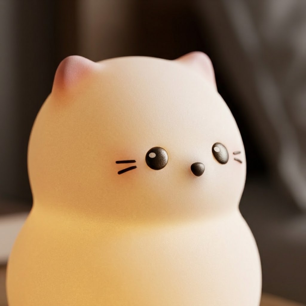 Veilleuse chat kawaii