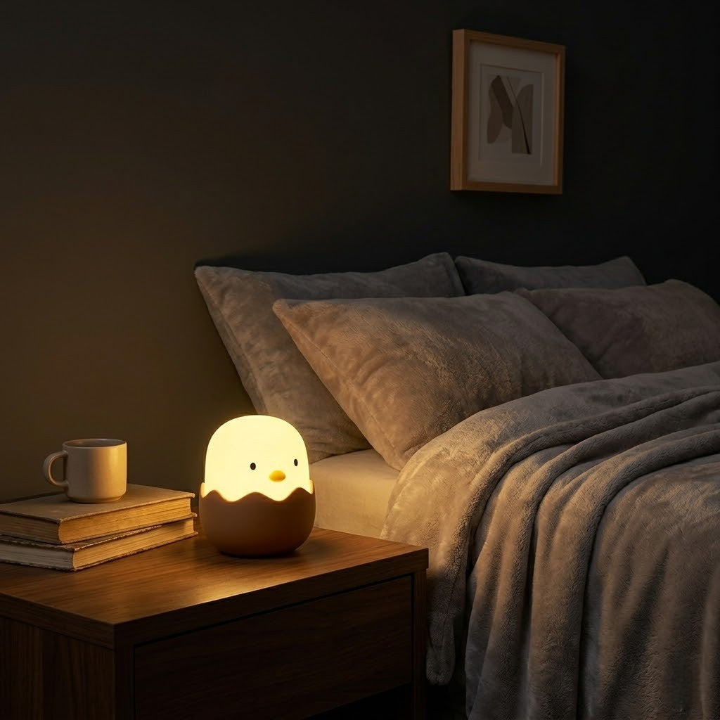 Veilleuse enfant poussin œuf
