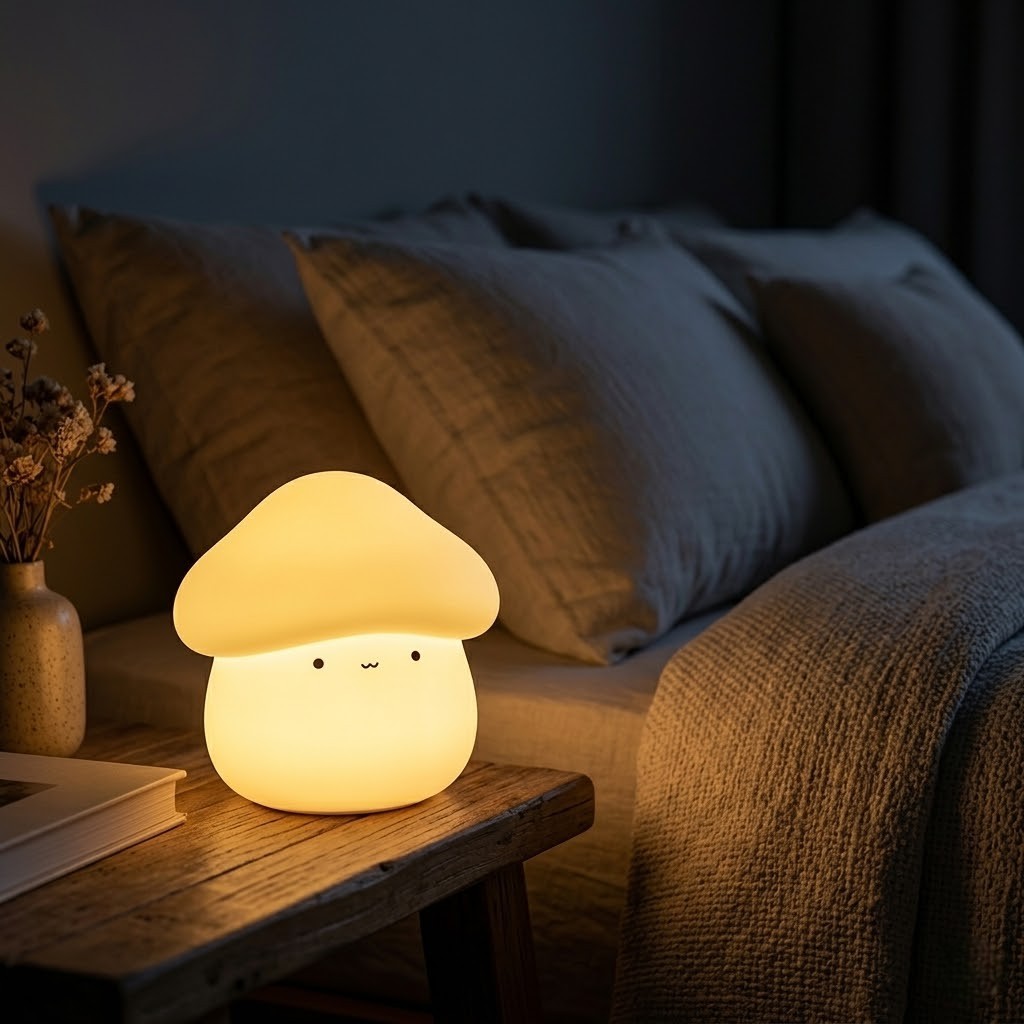 Veilleuse champignon lumineux