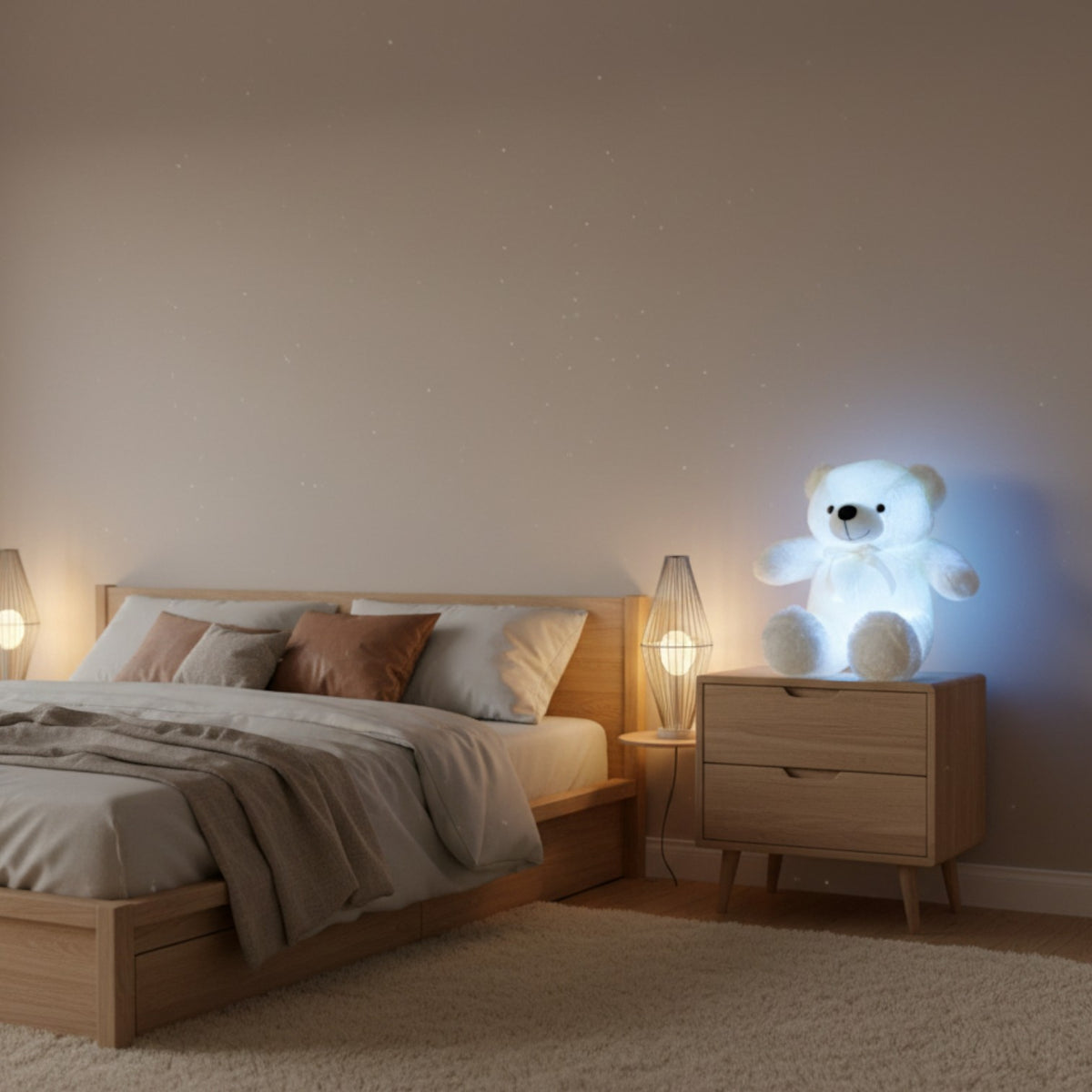 Veilleuse ours peluche