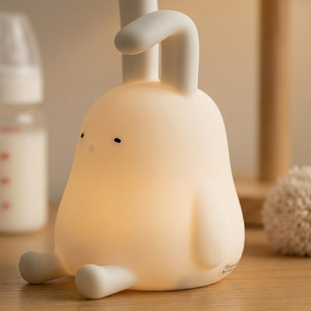 Veilleuse lapin LED assis