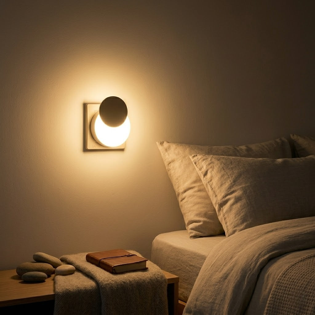 Veilleuse prise rotative design