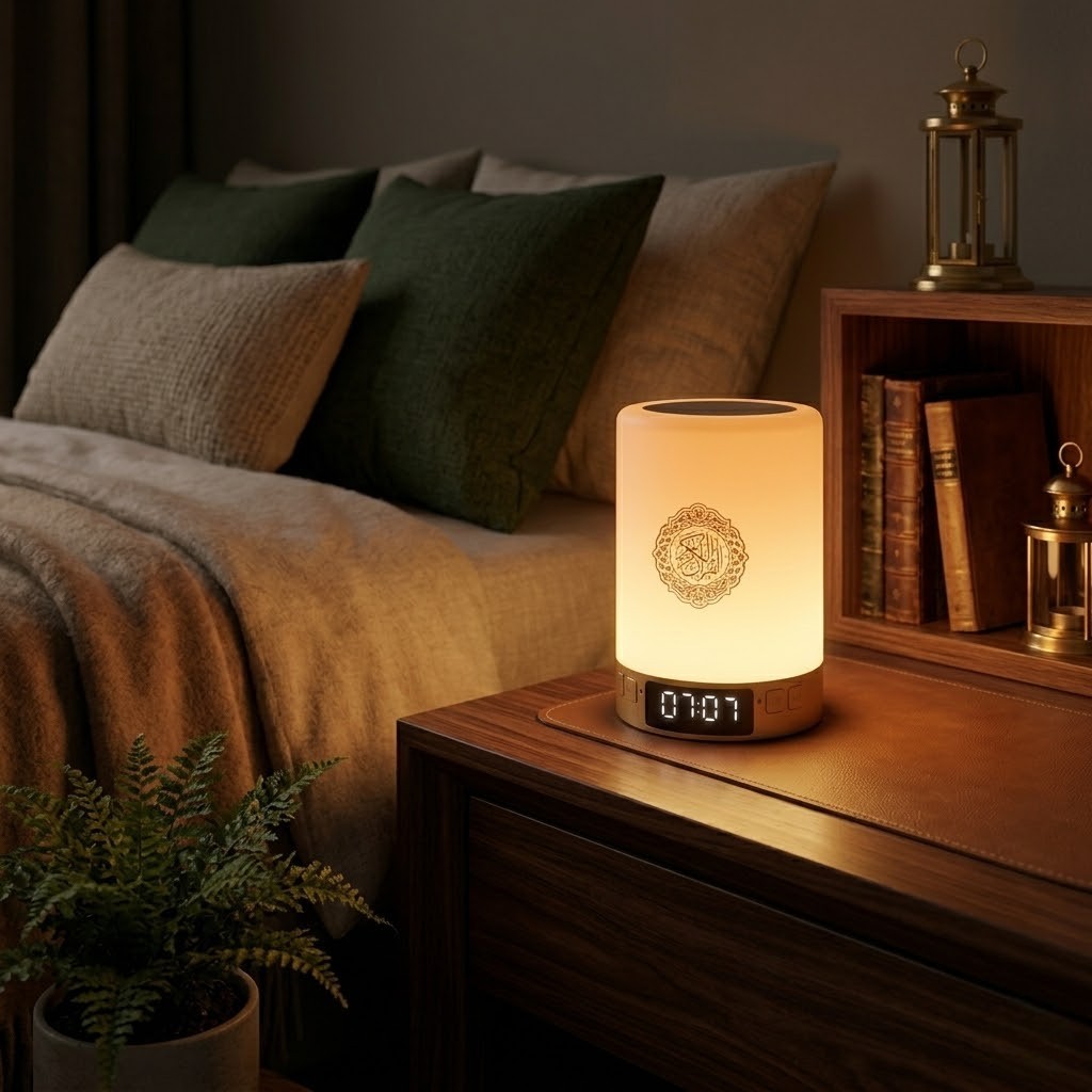 Veilleuse coranique enceinte intégrée