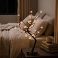 Veilleuse noël cerisier rose
