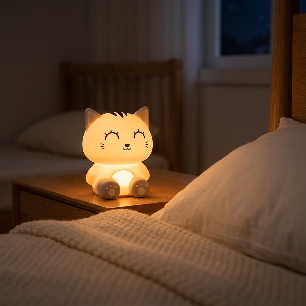 Veilleuse chat cozy