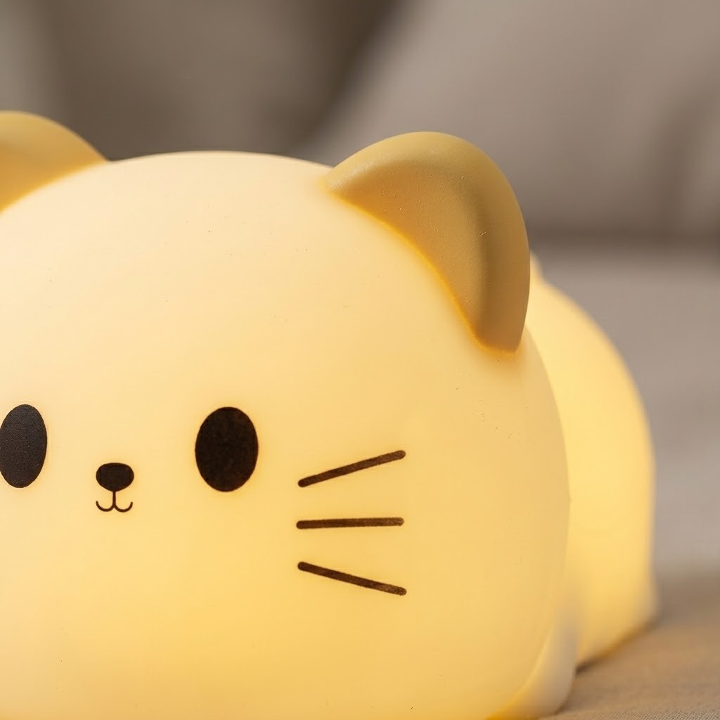 Veilleuse chat petit câlin
