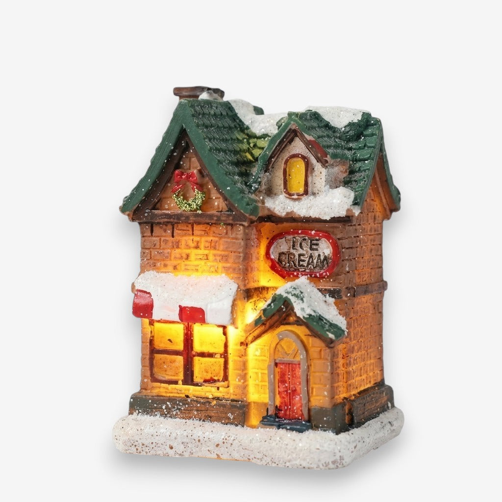 Veilleuse noël maisonnette LED